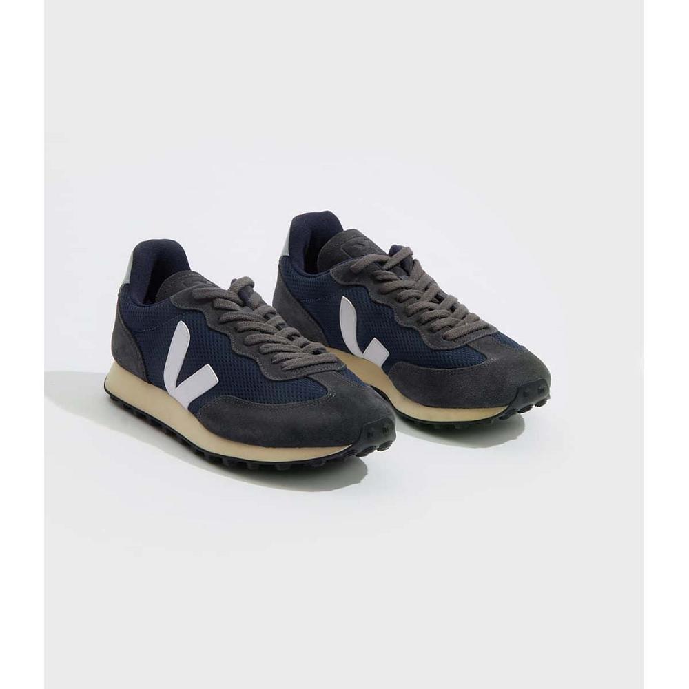 Veja RIO BRANCO ALVEOMESH Women's Running Shoes Navy | NZ 415FDN